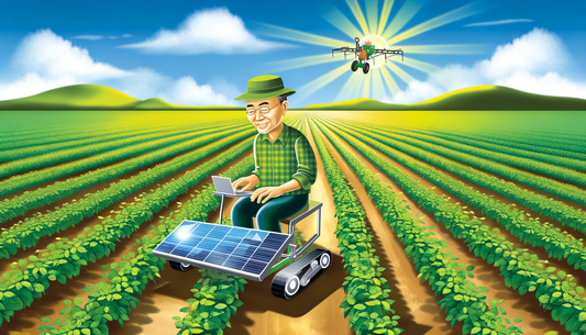 Harnessing Technology for Sustainable Farming: How Farmer Joe Uses B-Bot for Optimal Crop Management