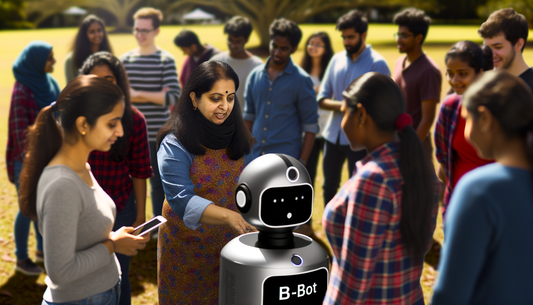 Empowering Community Engagement: How Sarah Uses B-Bot to Connect and Inspire