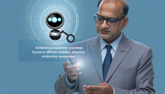 Streamlining Procurement: How Alex Chen Leverages B-Bot for Efficient Vendor Selection and Relationship Management